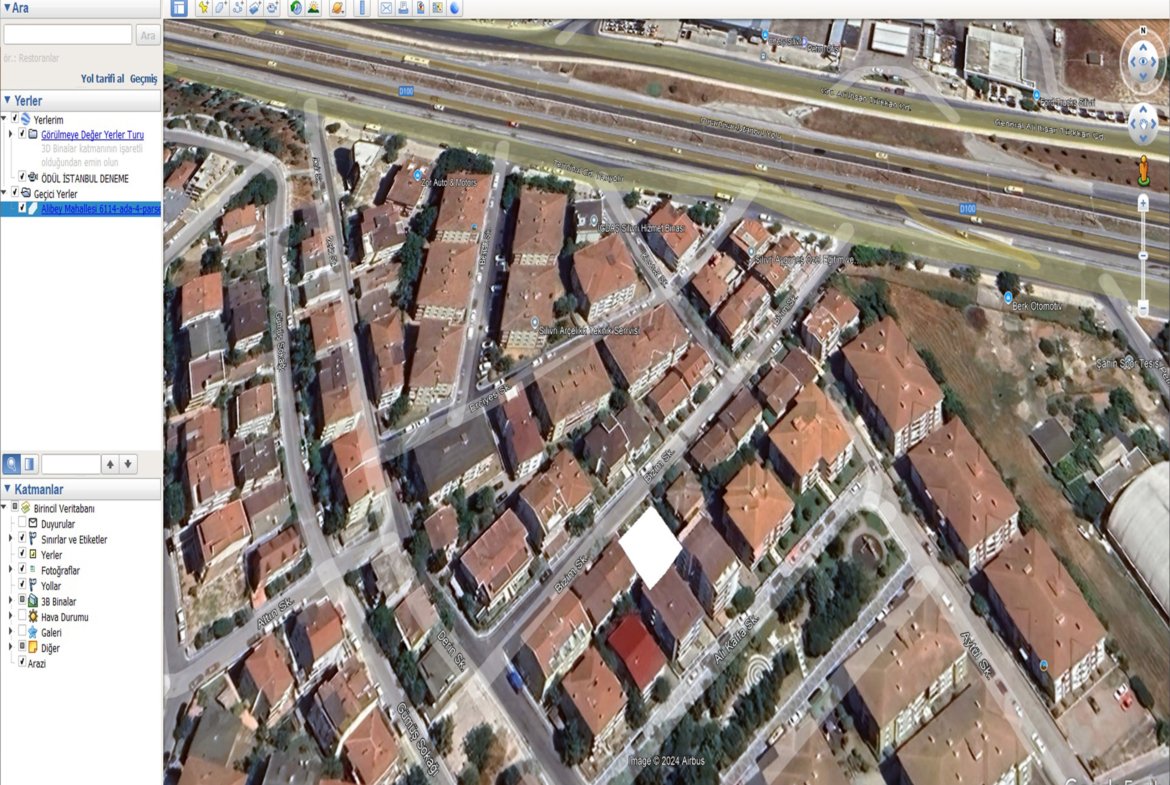 Silivri Alibey Mahallesinde 4 Kat Konut İmarlı Satılık Arsa